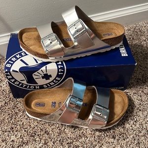 Birkenstock Arizona Silver